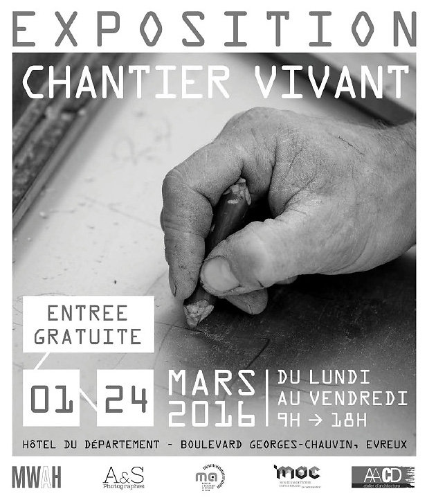 Exposition Chantier vivant - affiche